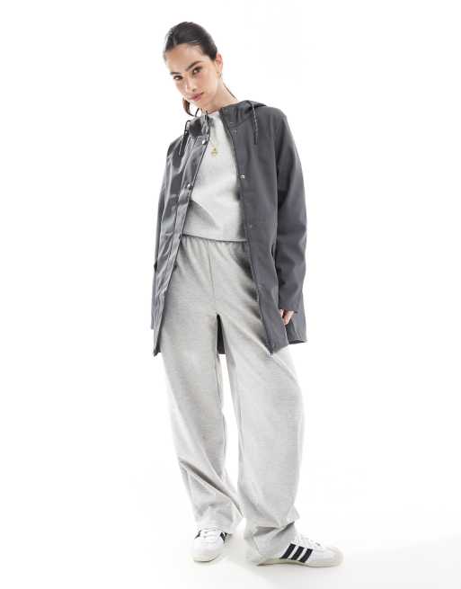Vero Moda - Asfaltgrå regnjakke med hætte, 2 af 4