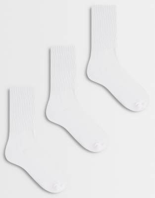 Vero Moda Athletic Socks 3 Pack In White