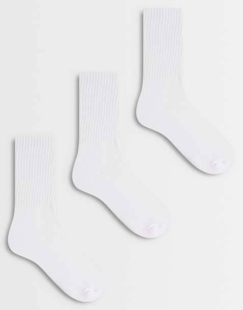 Vero Moda athletic socks 3 pack in white - view 1