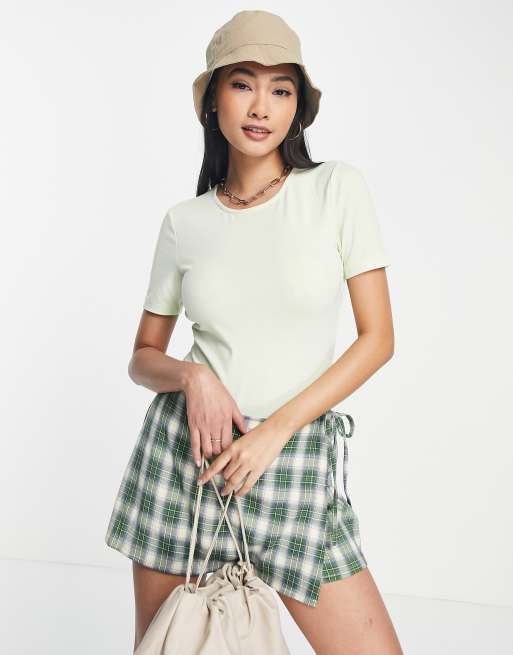 Vero Moda - Aware - Body con scollo rotondo verde salvia