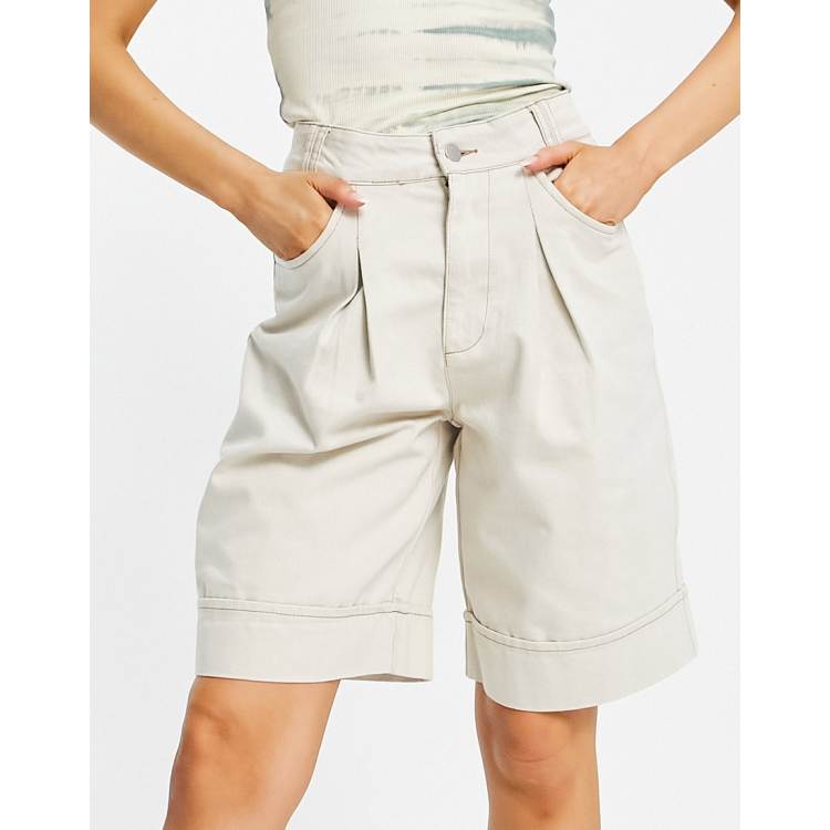 city CREAM | cotton Vero Moda Aware - shorts tailored ecru in ASOS