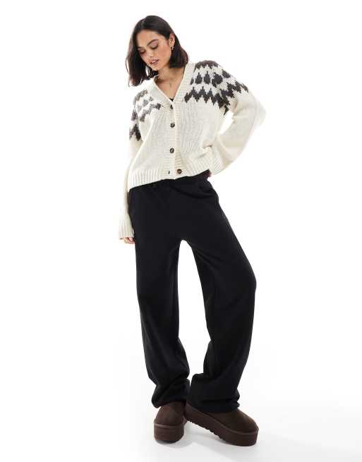 Vero Moda - Aware - Gilet en maille jacquard - Crème, 4 de 4