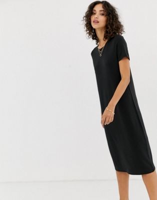 Vero Moda - Aware - Jersey jurk met korte mouwen-Zwart
