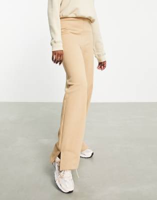 Vero Moda - Aware - Joggers dritti color cammello in coordinato