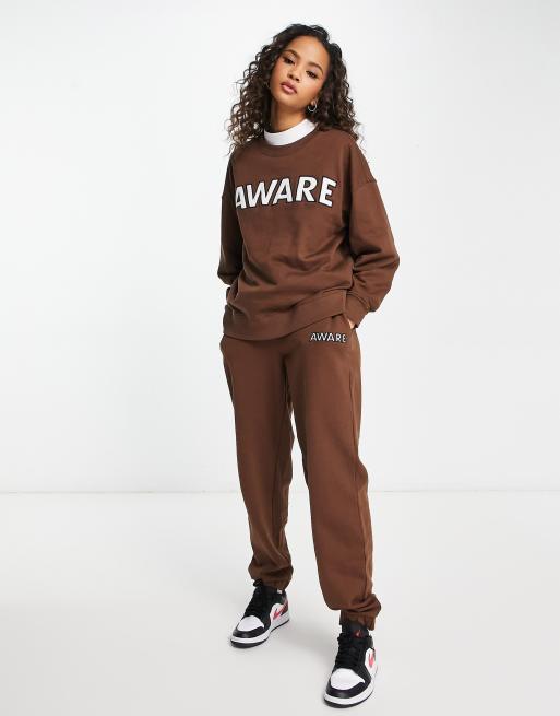 Vero Moda Aware joggers in chocolate | ASOS