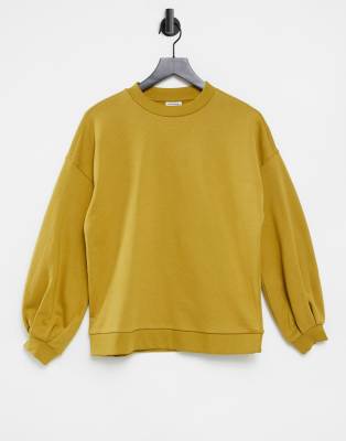 Happening Sightseeing hav det sjovt Vero Moda - Aware - Sennepsgul sweatshirt | ASOS