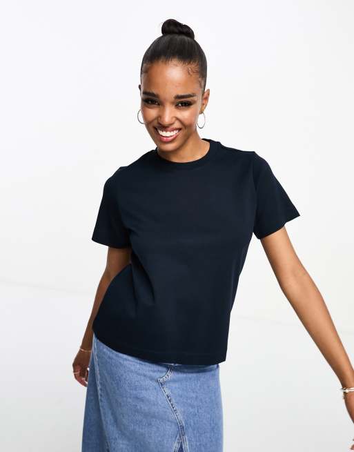 Kom forbi for at vide det brochure tæt Vero Moda Aware super soft t-shirt in navy | ASOS