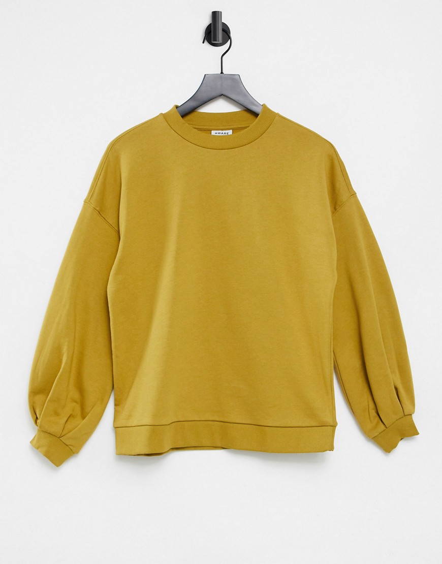 Vero Moda - Aware - Sweater in mosterdgeel