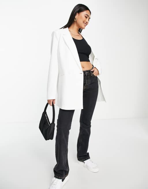 Vero moda white clearance blazer