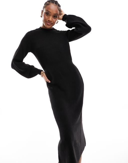Vestito maglione nero hotsell