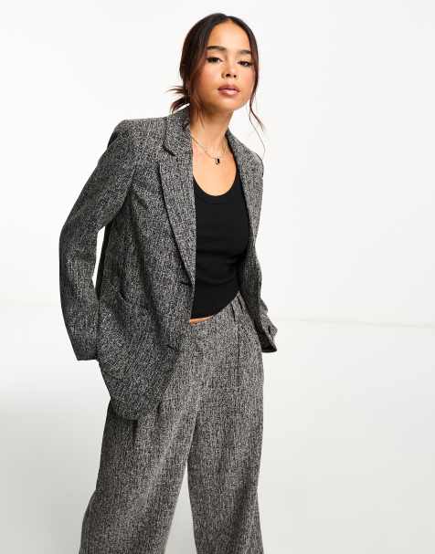 Grey on sale blazer with