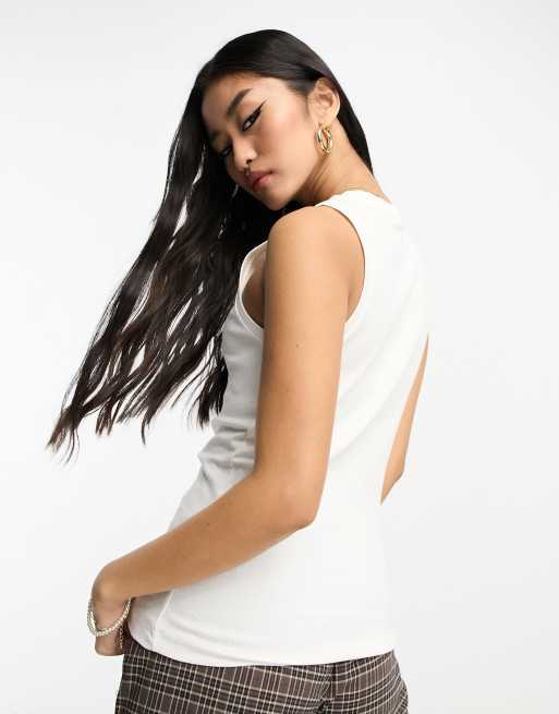 Vero Moda - AWARE – Vitt linne med brottarringning, 2 av 4