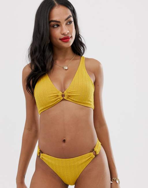 Vero Moda - Bas de bikini échancré texturé, 3 de 4