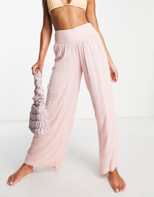 Vero moda Pantalones Cortos Cintura Alta Mia Loose Summer Rosa