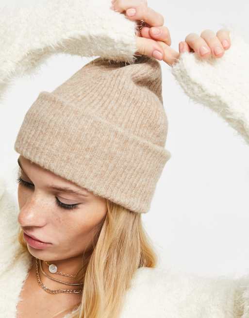 Vero Moda - Beanie in nertsbruin