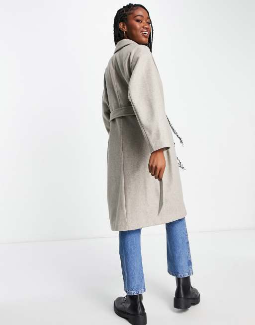 Vero moda deals wool coat