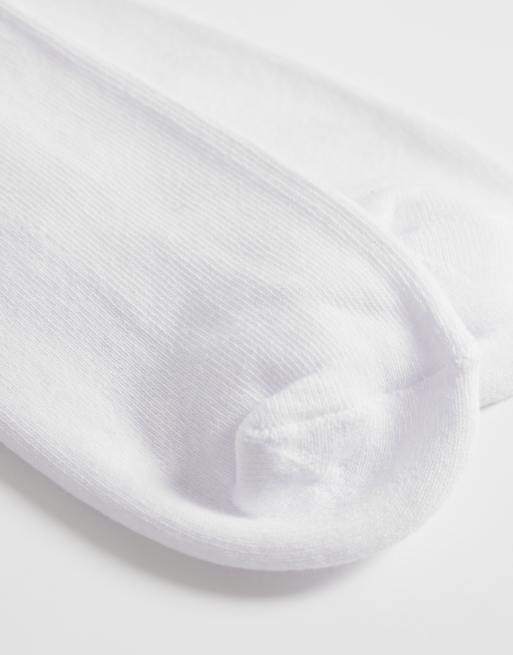 Vero Moda – Biało-zielone prążkowane skarpetki sportowe, 3 z 3