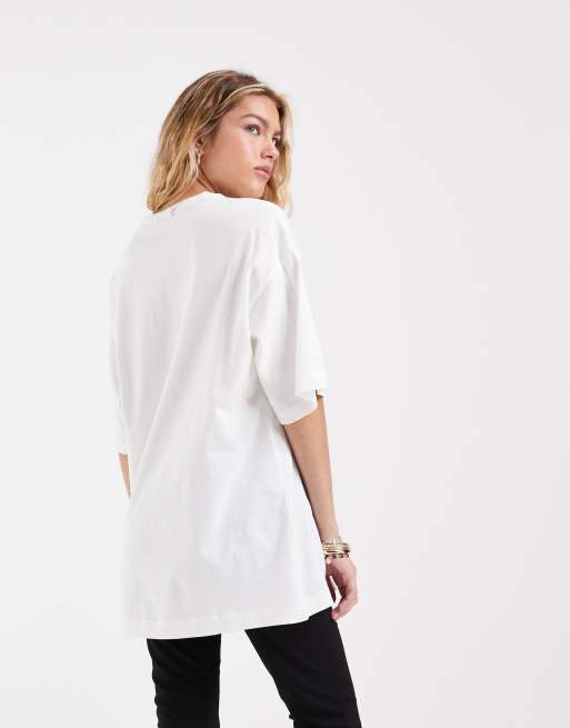 Vero Moda – Biały T-shirt oversize z nadrukiem homara, 3 z 4