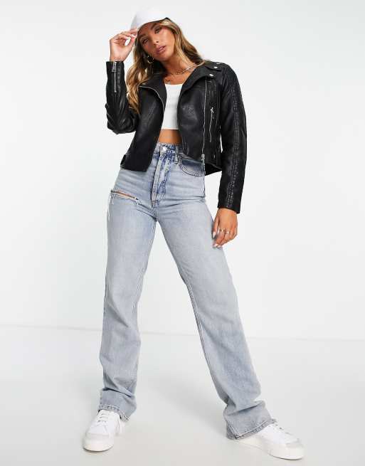 Vero Moda - Bikerjack van imitatieleer, 4 van 4