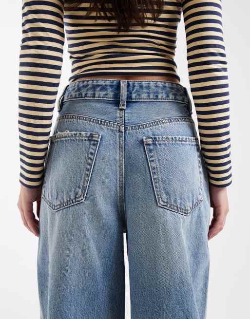 Vero Moda - Billie - Jean bouffant à taille haute - Bleu clair délavé, 4 de 5