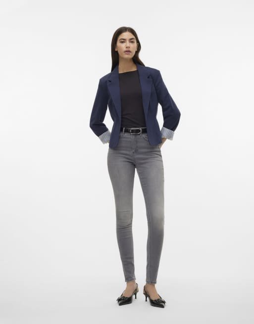 Vero Moda - Blazer - Bleu marine, 2 de 4