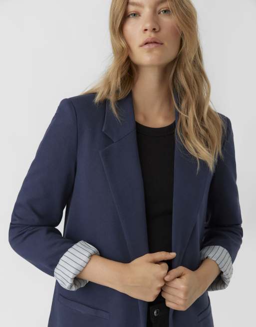 Vero Moda - Blazer blu navy, 3 di 4