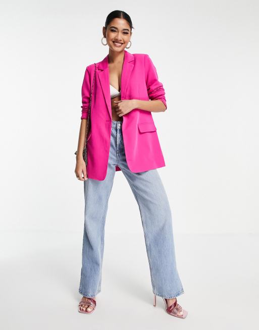 Vero Moda - Blazer da abito sartoriale rosa in coordinato