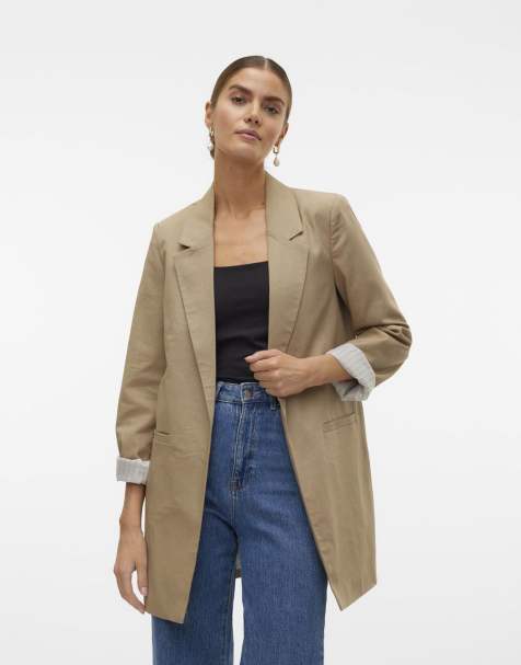 Vero Moda blazer i creme - view 1