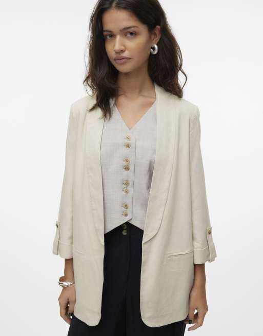 Vero Moda – Blazer in Beige, 4 von 4