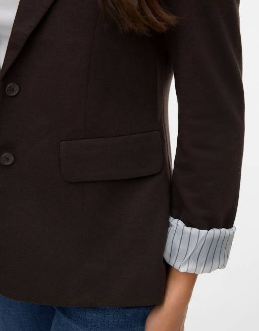 Vero Moda Blazer in chocolate torte, 4 of 5