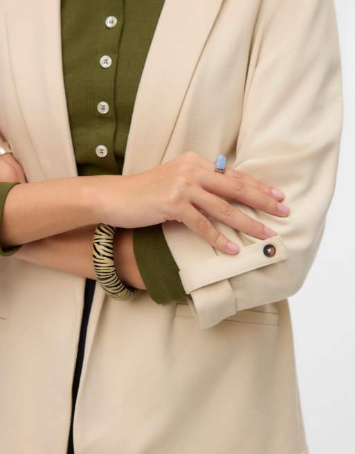Vero Moda – Blazer in der Farbe Fossil, 3 von 4