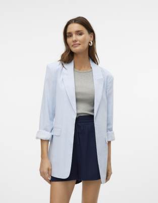 Vero Moda - Blazer in Dutch Canal-Blau