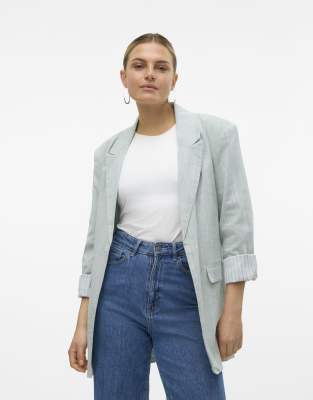 Vero Moda - Blazer in Heckengrün