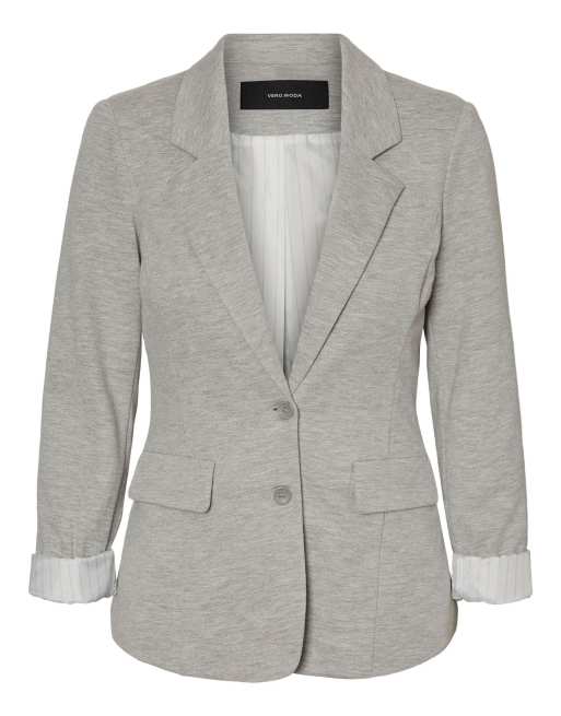 Vero Moda – Blazer in Hellgrau, 5 von 6