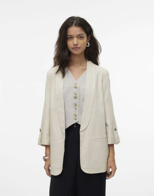 Vero Moda – Blazer in Lorbeerkranz-Eiche