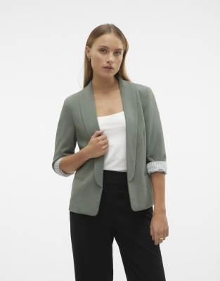 Vero Moda - Blazer in Lorbeerkranz-Grün