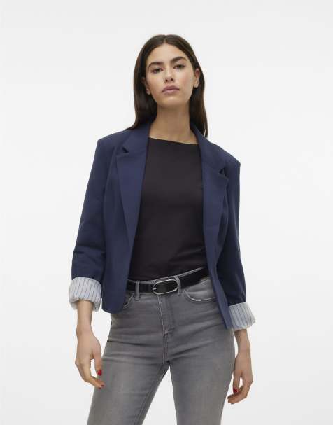 Vero Moda - Blazer in marineblauw - view 1