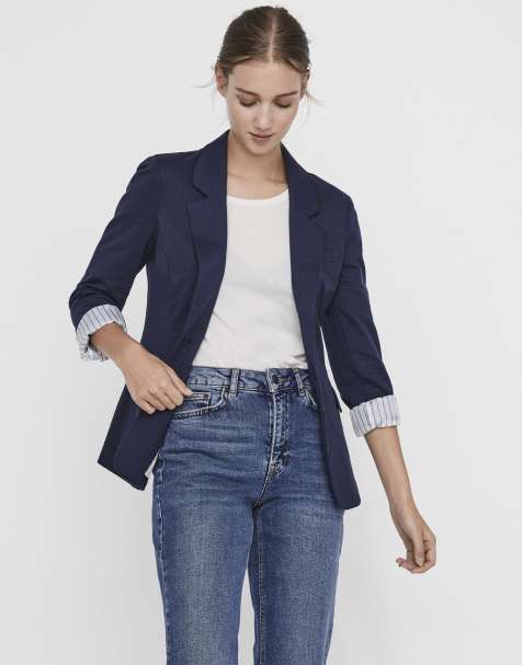 Vero Moda - Blazer in marineblauw - view 1