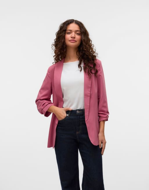 Vero Moda – Blazer in Mesa-Rose