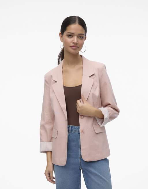 Vero Moda Blazer in misty rose