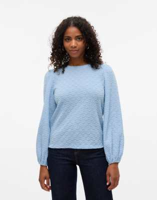 Vero Moda - Bluse in Hellblau