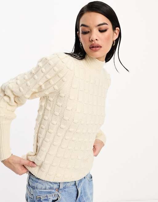 Cream bobble outlet jumper