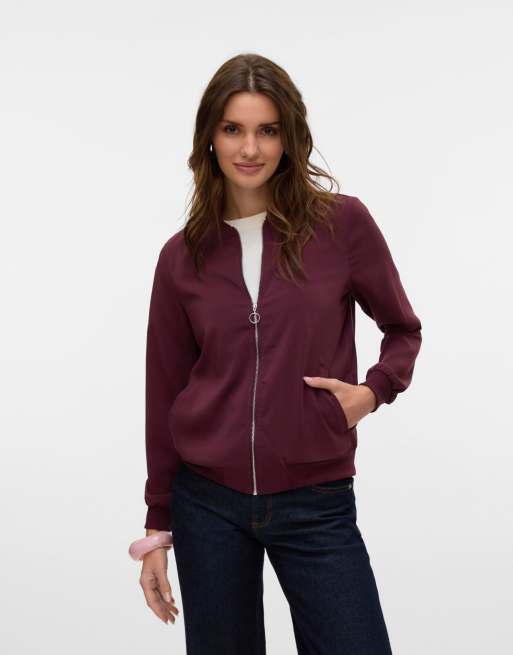 Vero Moda - Bomber color vino, 4 di 6