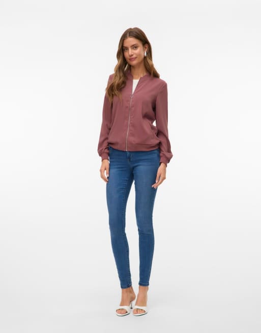Vero Moda - Bomber - Marron rose, 3 de 7