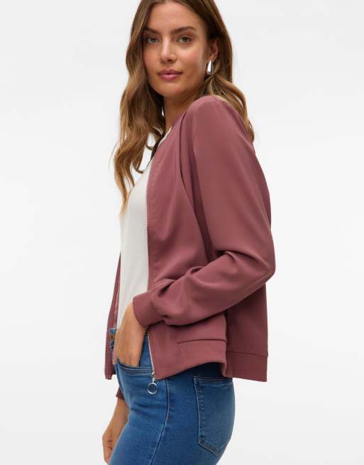 Vero Moda - Bomber - Marron rose, 4 de 7