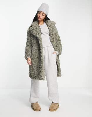 Vero moda oversized outlet teddy coat