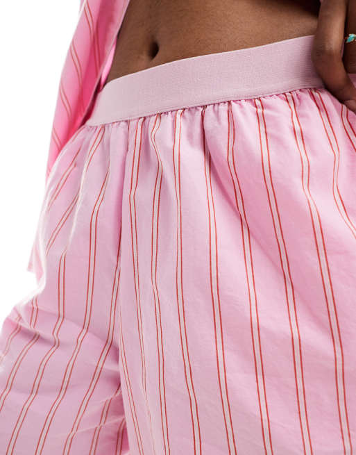Vero Moda boxer shorts in pink stripes - part of a set, 3 of 5