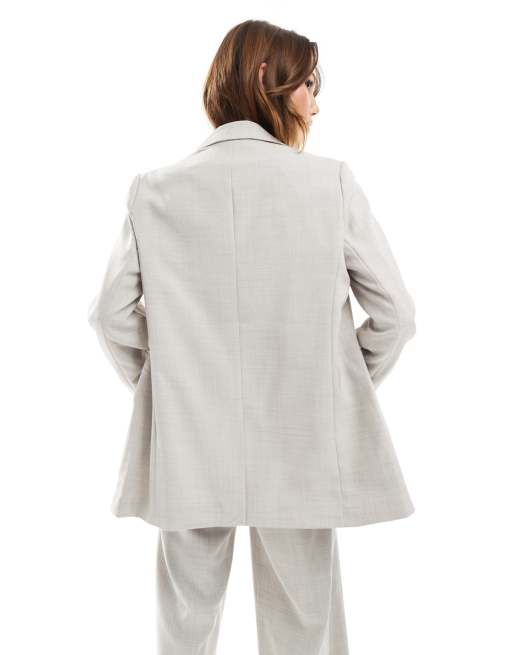 Vero Moda boxy blazer in blue gray - part of a set, 4 of 4
