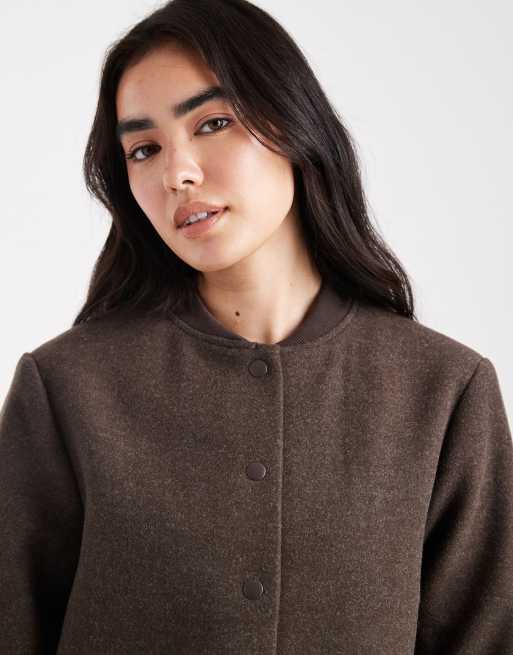 Vero Moda – Brązowa kurtka bomberka, 3 z 4