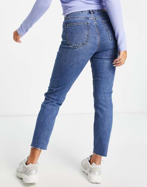 Vero Moda – Brenda – Jeans aus Baumwollmix in Mittelblau - MBLUE, 4 von 4